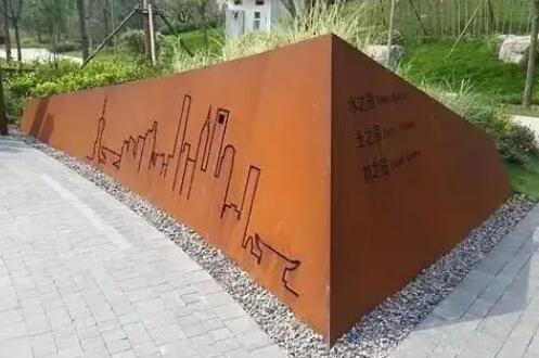 龙江镇耐候钢挡土墙